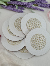 Onderzetters - Bloem des levens - Flower of life - set