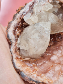 Roze Amethist Geode - 125 gram - Argentinië - 7cm