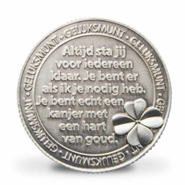 Ketting Geluksmunt - Goud Waard