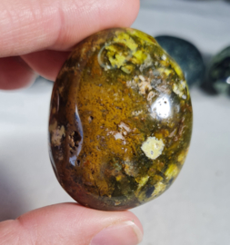 Groene Opaal Palmsteen Edelsteen no.08 - 4,5 cm