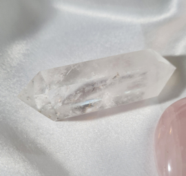 Bergkristal - Dubbeleinder - no.7 - 7 cm
