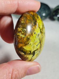 Groene Opaal Palmsteen Edelsteen no.14 - 4,5 cm