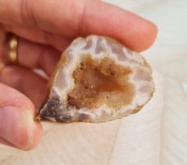 Agaat Geode Druzy Brazilië no.29 - 4,5 cm