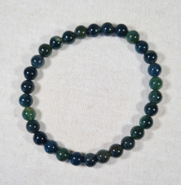 Edelsteen Armband Mosagaat Kogelarmband 6 mm