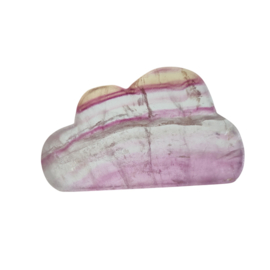 Regenboog Fluoriet Edelsteen Wolk no.3 - 4,5 cm