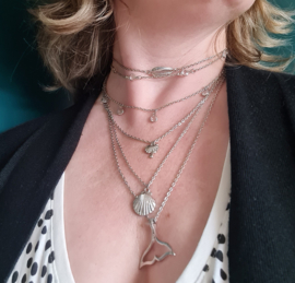 Ketting multilayer - Beachtime & Mermaid