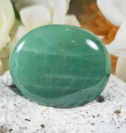 Aventurijn Groen Platte Steen no.2 - 4 cm Edelsteen