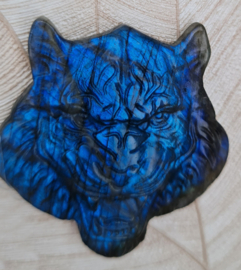 Tijger Labradoriet Carving - 4 cm