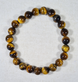 Edelsteen Armband Tijgeroog - 8 mm