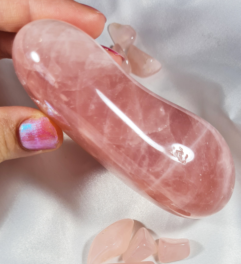 Rozenkwarts A+ 10 cm Jumbosteen Zuid - Afrika no.5