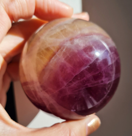 Fluoriet Regenboog Edelsteen Bol no.9