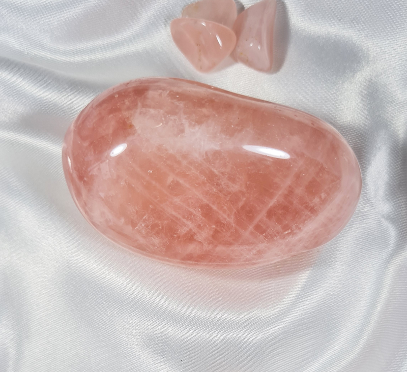 Rozenkwarts A+ 7,5 cm Jumbosteen Zuid - Afrika no.19