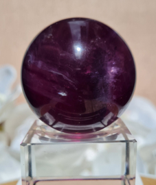Fluoriet Paars Edelsteen Bol - 4,4cm
