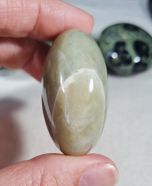 Groene Maansteen Edelsteen Palmsteen - no.07 - 4,5 cm