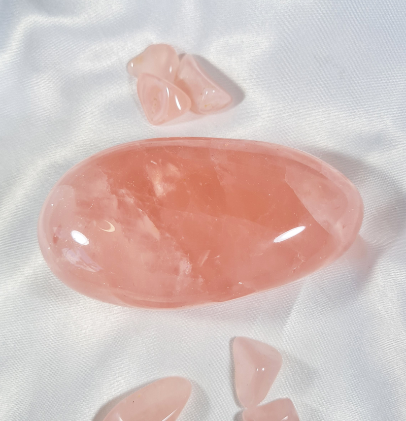 Rozenkwarts 8,5 cm A+ Jumbosteen Zuid - Afrika no.8