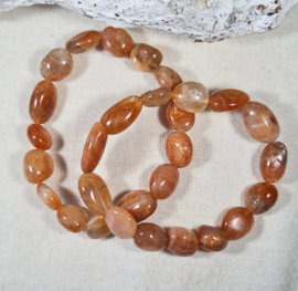 Edelsteen Armband Zonnesteen Trommelsteen 10-12 mm