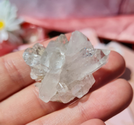 Bergkristal Edelsteen Cluster - Brazilië - Extra - no.28 - 4 cm