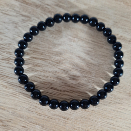 Edelsteen Armband Onyx Kogelarmband 6 mm