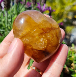 Golden Healer - Limoniet Hart - no.2 - 5,5 cm