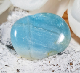 Amazoniet Platte Steen 3,5 cm no.7 Blauw