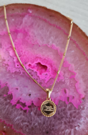 Ketting Create sunshine - Quotes to live by - goudkleur