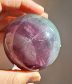 Fluoriet Regenboog Edelsteen Bol no.12