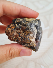 Agaat Geode Druzy Brazilië no.21 - 4 cm