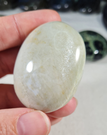 Groene Maansteen Edelsteen Palmsteen - no.05 - 4,5 cm