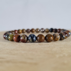 Edelsteen Armband Pietersiet 6 mm