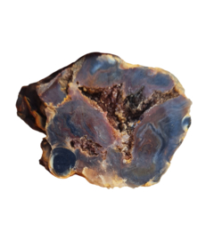 Agaat Geode Druzy Brazilië no.12 - 5 cm