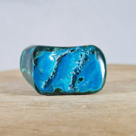 Chrysocolla Malachiet Trommelsteen no.2 - 3,5 cm