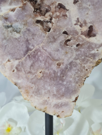 Roze Amethist - op standaard - no.5 - 21 cm