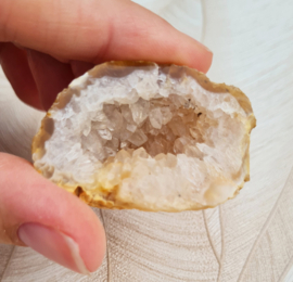 Agaat Geode Druzy Brazilië no.27 - 4,5 cm