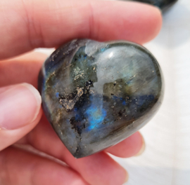 Labradoriet - Edelsteen hart - no.08