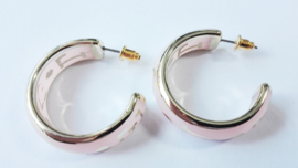 Oorbellen Summer Vibe Love lichtroze 2,5 cm