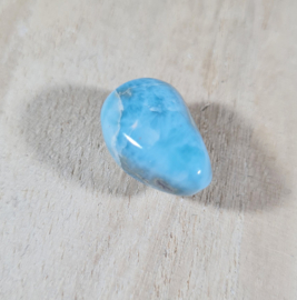 Larimar Trommelsteen - no.7 - 1,7 cm