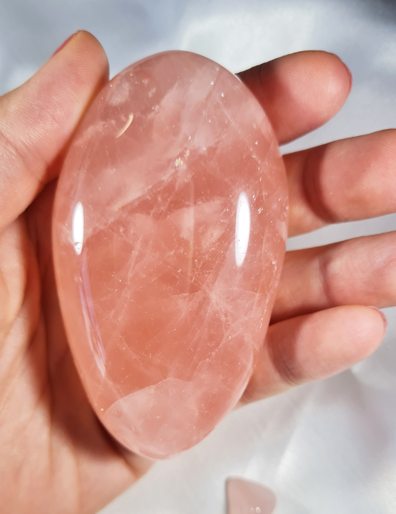 Rozenkwarts 8,5 cm A+ Jumbosteen Zuid - Afrika no.8