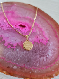 Ketting Create sunshine - Quotes to live by - goudkleur