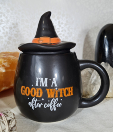 Mok I'm A Good Witch met Deksel