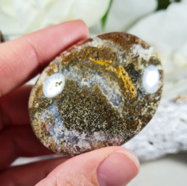 Oceaan Jaspis Handsteen no.4 Edelsteen