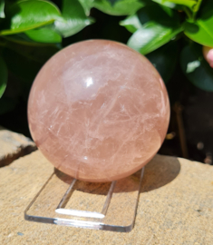 Rozenkwarts - Edelsteen Bol - no.8 - Star