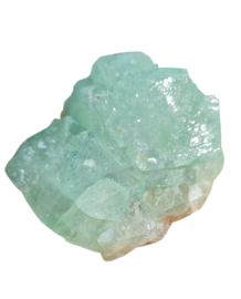 Apofylliet groen Edelsteen Cluster India - 4 cm