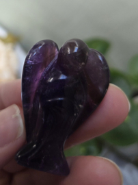 Engel Amethist Paars 4 cm - subtiele beschermengel