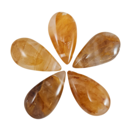 Edelsteen Hanger Golden Healer - Limoniet - druppel