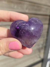 Amethist Edelsteen Hart div. soorten