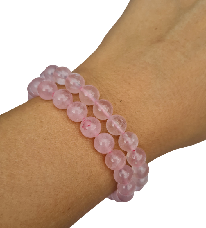Edelsteen Armband Rozenkwarts - 8 mm