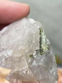 Groene Toermalijn - Verdeliet in kwarts - Diverse Soorten