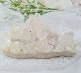 Bergkristal Edelsteen Cluster Himalaya - 12 cm