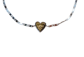 Armband Ticket to Anywhere - Globe - zilver/goud kleur RVS