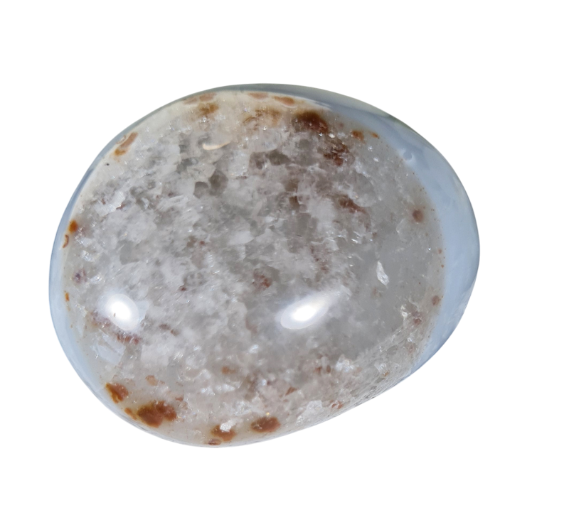 Agaat Handsteen no.3 Edelsteen 5 cm